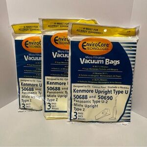 EnviroCare Replacement Vacuum Bags for Kenmore Upright Type U/L/O 50688 and 5...